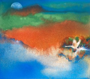 PrithaSrinivasan_Launch, Chinese watercolor
